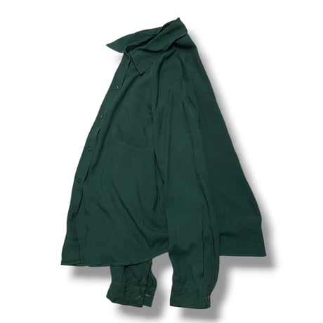 [USED] D.GREEN SILK SHIRTS