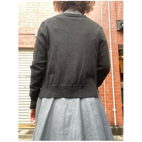 [USED] Merino wool 🐑BLACK カーディガン
