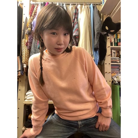 [USED]ラグラン PINK SWEAT♡