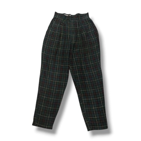 [USED] RAMIE タック PANTS タータンチェック
