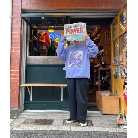 [USED] 90's お花とハチドリSWEAT SWEAT