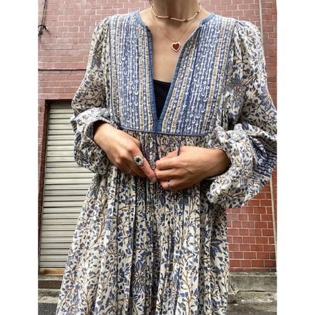 [USED]  インド綿ロングワンピース ♡