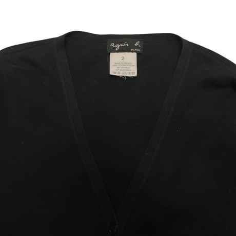 [USED] agnes b. Vネックカーディガン