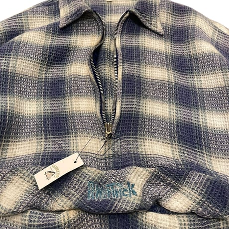 [USED] ハーフZIP♡ワッフル L/S SHIRTS