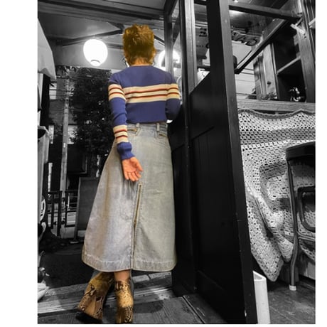 [USED] 80’s ロングスカート  ♡
