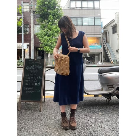 [USED] ウッドビーズのトートバッグ🪹