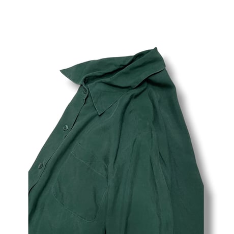 [USED] D.GREEN SILK SHIRTS