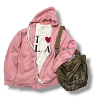 [USED]  P!NK ZIP PARKA🩷
