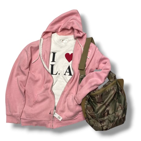 [USED]  P!NK ZIP PARKA🩷