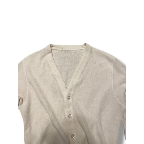 [USED] WHITE ニットカーディガン 🤍