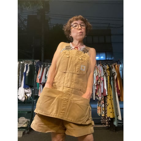 [USED] Carhartt エプロン付き オーバーオール SHORT丈