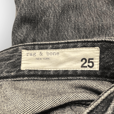 [USED] "rag&bone" BLACK DENIM 31×29