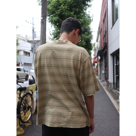 [USED] Later 90's adidas ボーダー  Tee