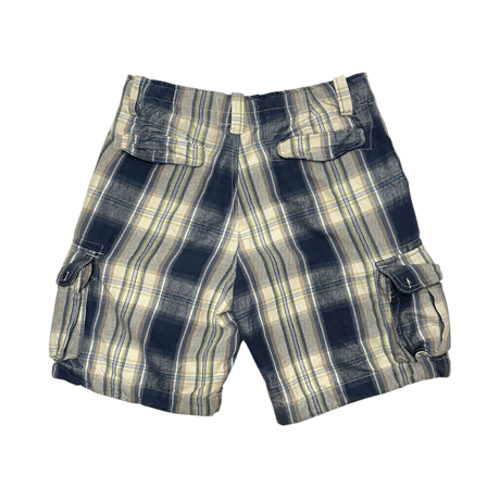 [USED] DITCH PLAINS PLAID CARGO SHORTS
