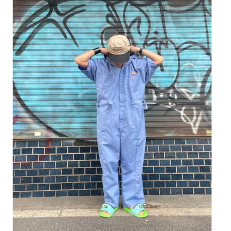 [USED] 刺繍入り WORK JUMP SUIT