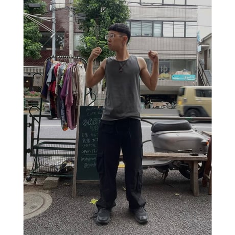 [USED] BLACK COTTON カーゴ Pants