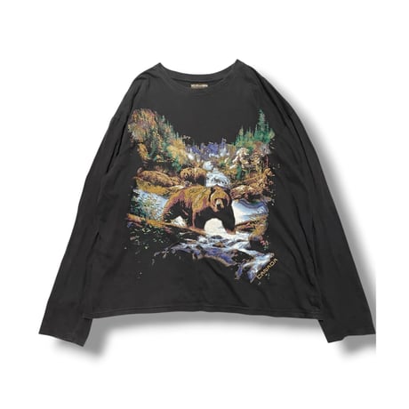 [USED] CANADA リアルくま ロンT / XXL