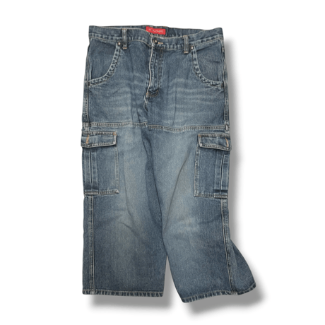 [USED] ハンパ丈 デニム カーゴ PANTS