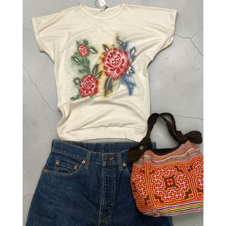 [USED] お花プリントTee♡