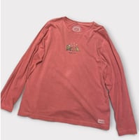 [USED] "Life is good"  ロンT / XL