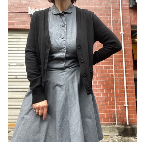 [USED] Merino wool 🐑BLACK カーディガン