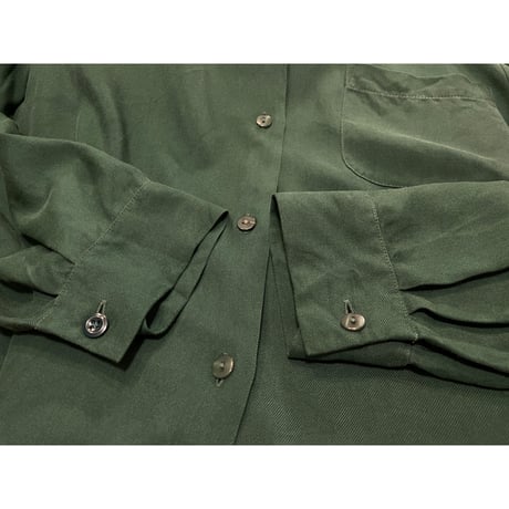 [USED] D.GREEN SILK SHIRTS