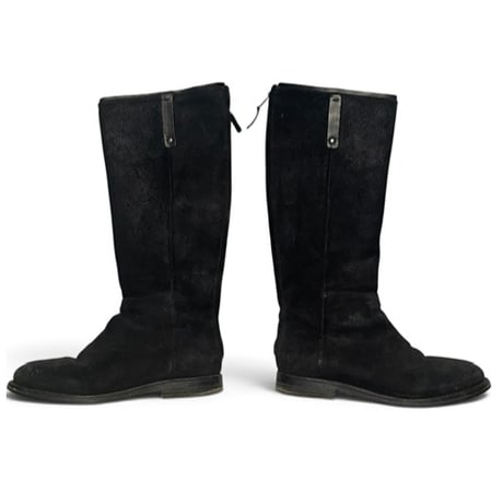 [USED]”CAMPER “Black suede long boots♡