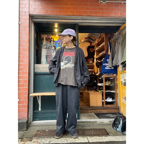 [USED] EURO BLACK LINEN JACKET