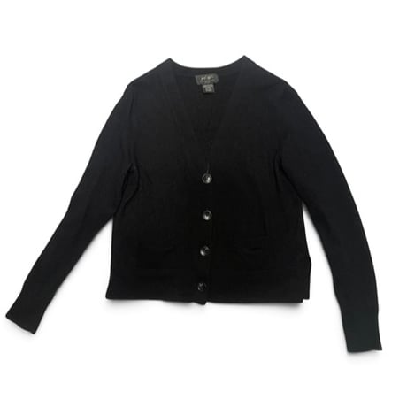 [USED] Merino wool 🐑BLACK カーディガン