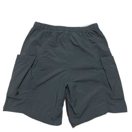 [USED]“adidas” ナイロン素材マットグレーSHORTS 🩶