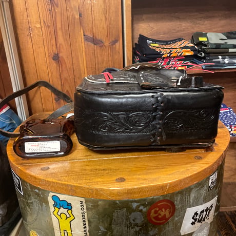 [USED] 70's vintage サドルBAG