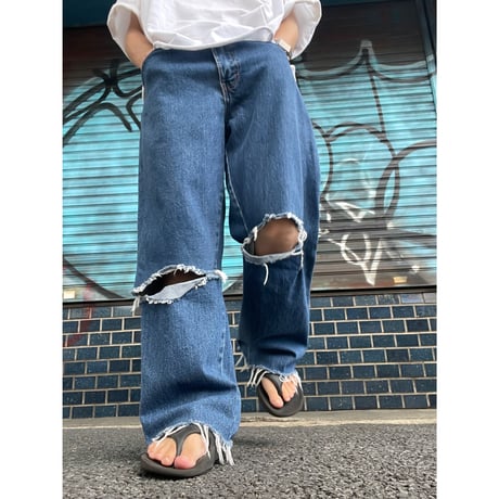 [USED] Dickies ダメージ DENIM