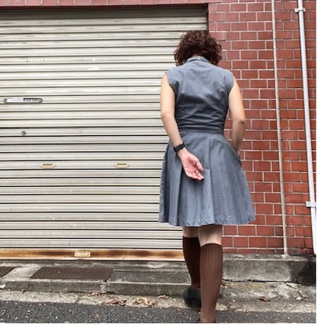 [USED] vintageノースリーブワンピース