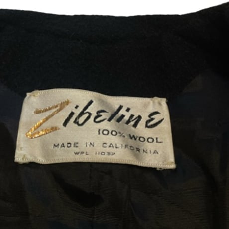 [USED] BLACK WOOL SHORT JKT BIGボタン
