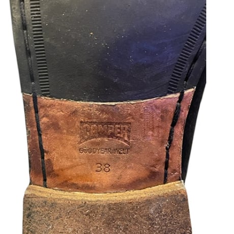 [USED]”CAMPER “Black suede long boots♡