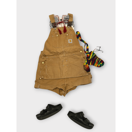 [USED] Carhartt エプロン付き オーバーオール SHORT丈