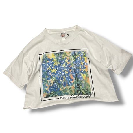 [USED] 90‘s クロップド お花 tee