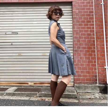 [USED] vintageノースリーブワンピース