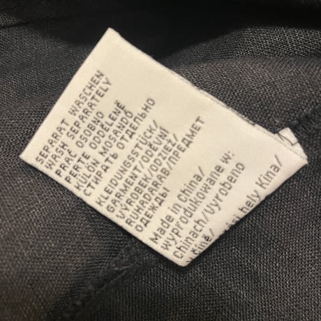[USED] EURO BLACK LINEN JACKET