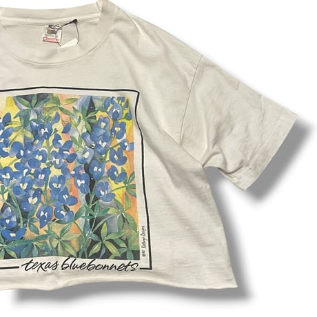 [USED] 90‘s クロップド お花 tee