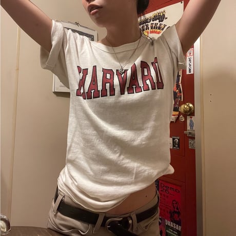 [USED] 80's Champion 染み込み"HARVARD"♡
