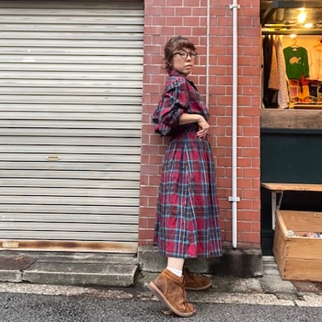 [USED]  LONG ネルワンピース