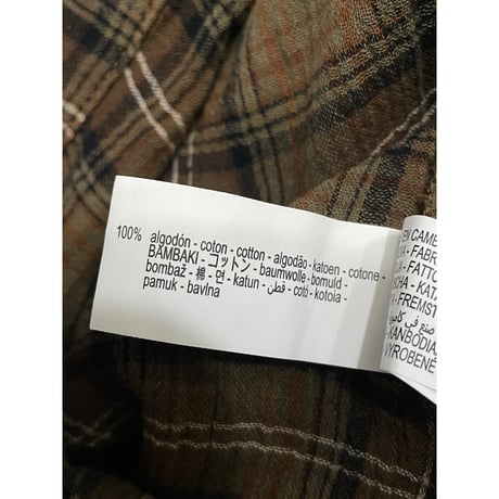 [USED] 秋色ガーゼ CHECK パンツ