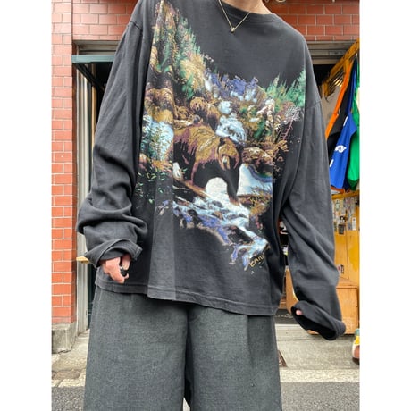 [USED] CANADA リアルくま ロンT / XXL