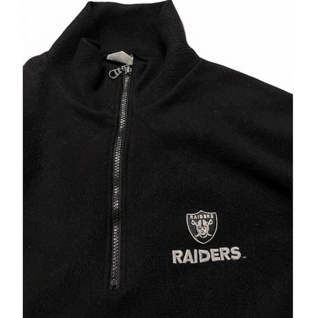 [USED] “RAIDERS” ハーフZIPフリース