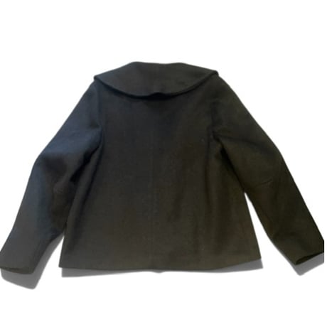 [USED] BLACK WOOL SHORT JKT BIGボタン