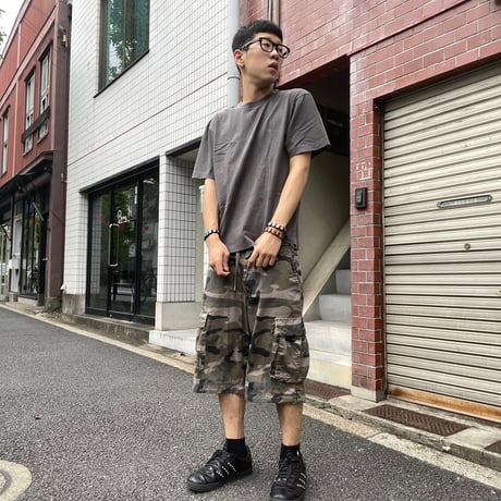 [USED] カモ柄 カーゴshorts