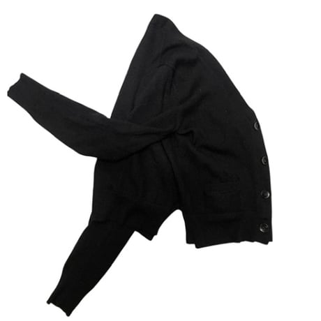 [USED] Merino wool 🐑BLACK カーディガン