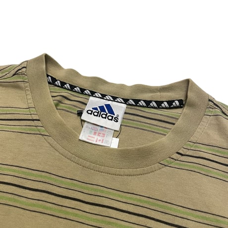 [USED] Later 90's adidas ボーダー Tee