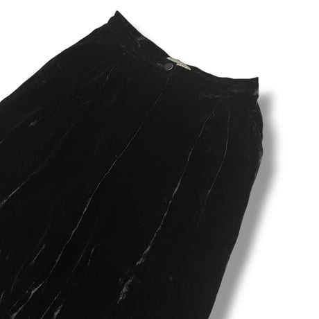 [USED] madein ITALY 🇮🇹 BLACK🖤 ベロアパンツ